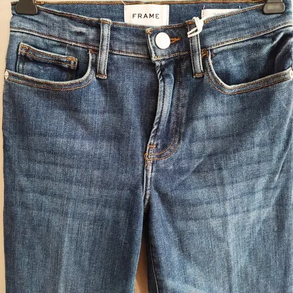 FRAME Le High Straight Jeans